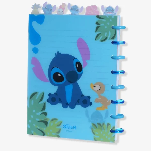 CADERNO DE ANOTACOES COM DIVISORIA 21X16CM STITCH - Imagem 2