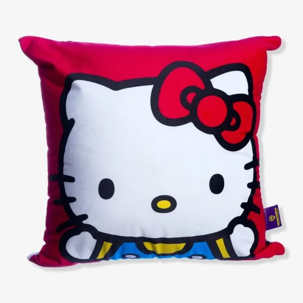 ALMOFADA FIBRA VELUDO 40X40CM HELLO KITTY