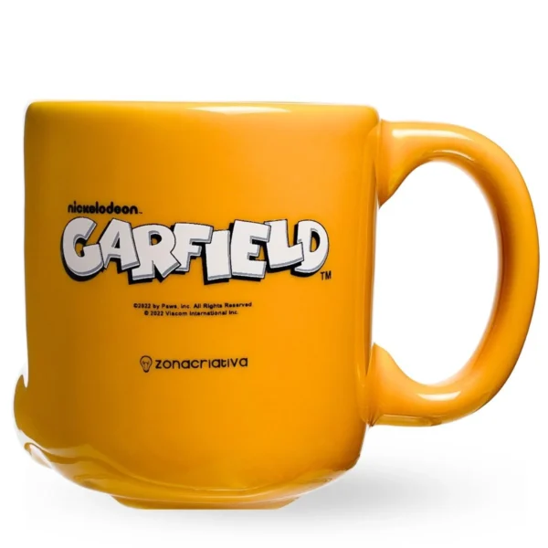 CANECA FORMATO 3D 350ML PATA GARFIELD - Imagem 2