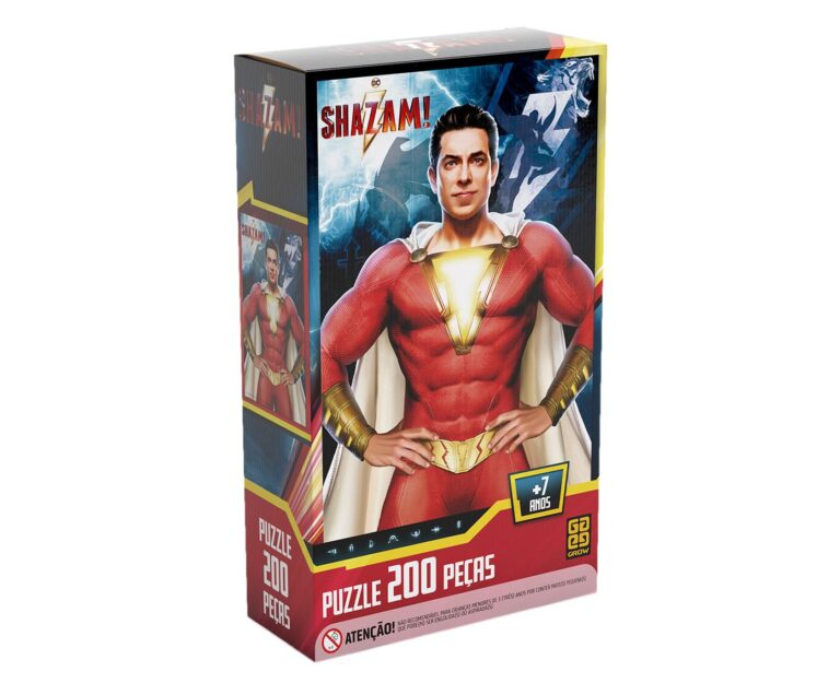 QUEBRA CABECA 200PC SHAZAM