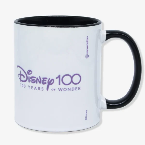 CANECA POP 350ML PRETA DISNEY 100 LOGO - Imagem 2