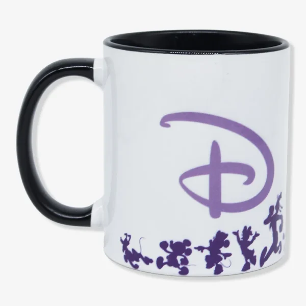 CANECA POP 350ML PRETA DISNEY 100 LOGO