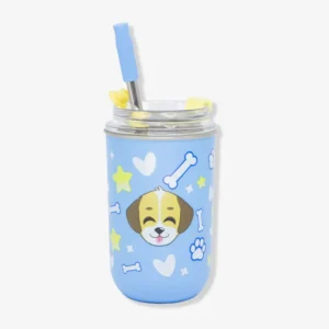 COPO NEO C/CANUDO 300ML AMO DOGS