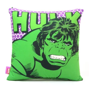 ALMOFADA FIBRA 40X40CM HULK POP ART