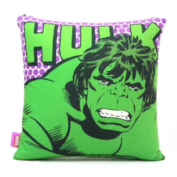 ALMOFADA FIBRA 40X40CM HULK POP ART