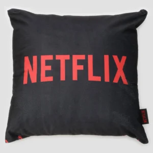 ALMOFADA FIBRA VELUDO 40X40CM NETFLIX BRAND