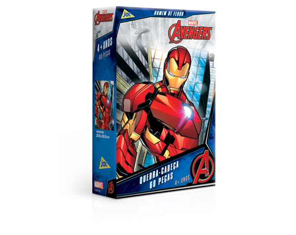 QUEBRA CABECA 60PC - OS VINGADORES HOMEM DE FERRO