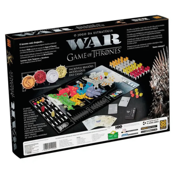 JOGO WAR GAME OF THRONES - Imagem 2