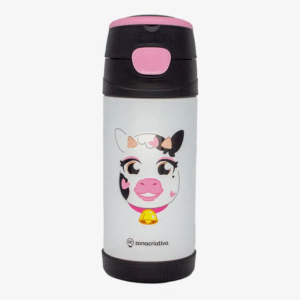 GARRAFA TOP HANDLE INF.350ML C/ADESIVO VAQUINHA