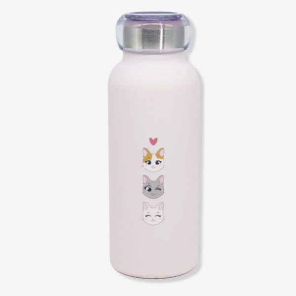 GARRAFA BUBBLE 500ML EU AMO GATOS - Imagem 2