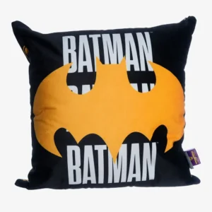 ALMOFADA FIBRA VELUDO 40X40CM BATMAN 85 ANOS