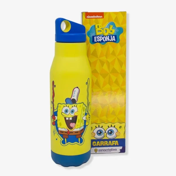 GARRAFA SPACE 600ML BOB ESPONJA