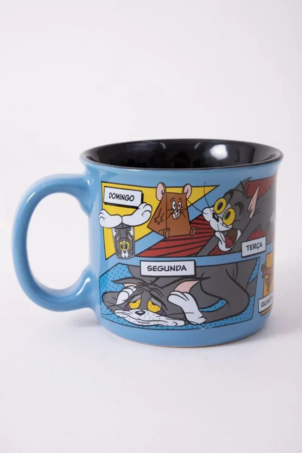 CANECA BIG CAMP TOM&JERRY COR UNICA UNI