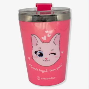 COPO VIAGEM SNAP 300ML I LOVE CATS
