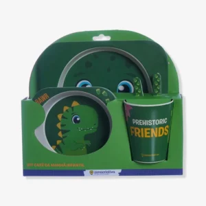 BREAKFAST SET INFANTIL DINOSSAURO