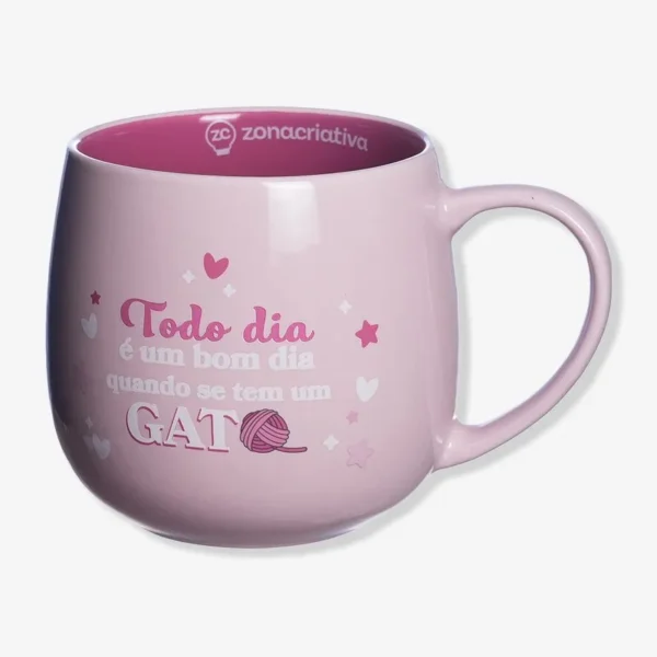 CANECA MAGGIE 400ML EU AMO GATOS - Imagem 2