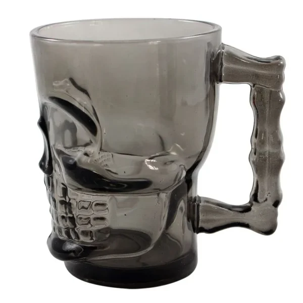 CANECA 500ML CAVEIRA SKULL MUG PRETA - Imagem 2