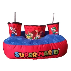 KIT ALMOFADA PIPOCA SUPER MARIO EVERGREEN