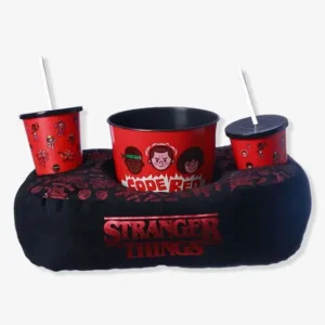 KIT ALMOFADA PIPOCA FIBRA SUEDE STRANGER THINGS