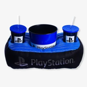 KIT ALMOFADA PIPOCA FIBRA SUEDE PLAYSTATION
