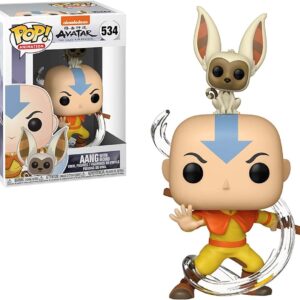 FUNKO POP AVATAR THE LAST AIRBENDER AANG WITH MOMO 534
