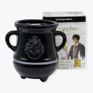 CANECA FORMATO 3D 350ML POCAO HOGWARTS PRATA