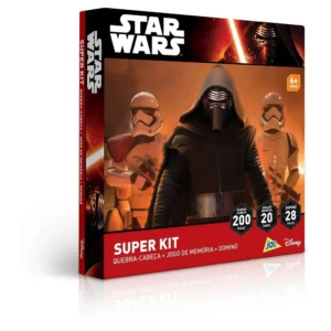 SUPER KIT (QUEBRA CABECA+MEMORIA+DOMINO) - STAR WARS