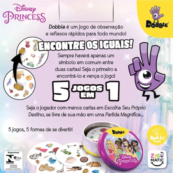 DOBBLE DISNEY PRINCESS ECOSLEEVE - Imagem 2