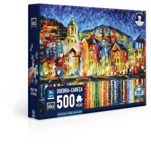 QUEBRA CABECA 500PC LEONID AFREMOV CIDADE A NOITE NO PORTO