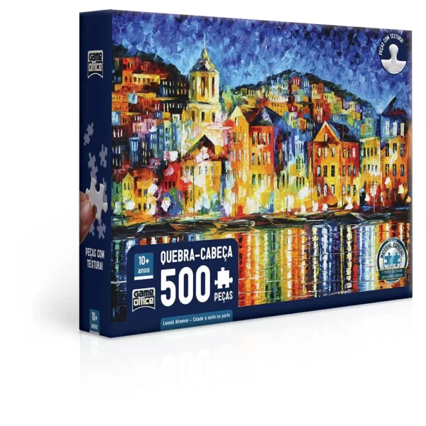 QUEBRA CABECA 500PC LEONID AFREMOV CIDADE A NOITE NO PORTO