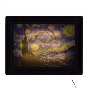 QUADRO ILUMINADO NOITE ESTRELADA