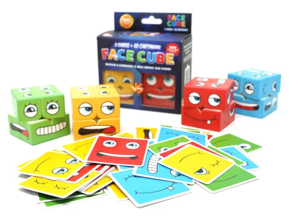 JOGO FACE CUBE (2 CUBOS + 60 CARTAS) - Imagem 2