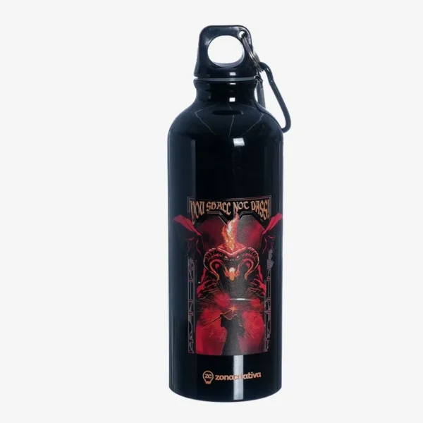GARRAFA DE ALUMINIO 500ML C/MOSQUETAO LORD OF THE RINGS