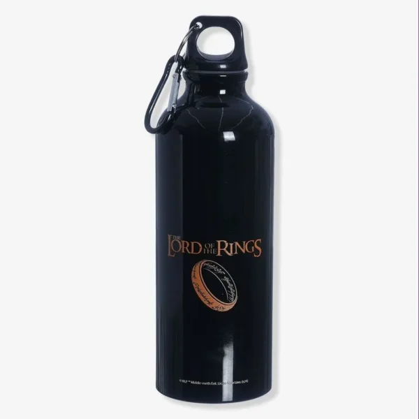 GARRAFA DE ALUMINIO 500ML C/MOSQUETAO LORD OF THE RINGS - Imagem 2