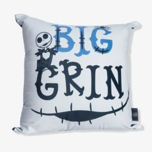 ALMOFADA FIBRA VELUDO 40X40CM JACK SKELLINGTON