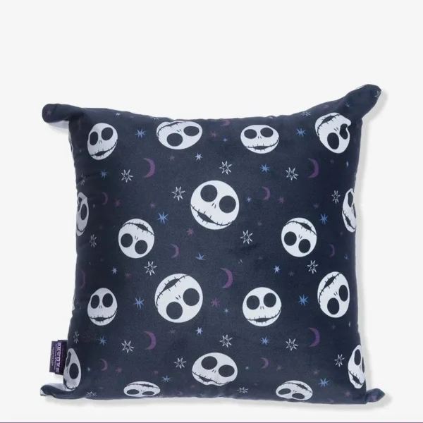 ALMOFADA FIBRA VELUDO 40X40CM JACK SKELLINGTON - Imagem 2