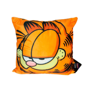 ALMOFADA FIBRA VELUDO 40X40CM GARFIELD FACE