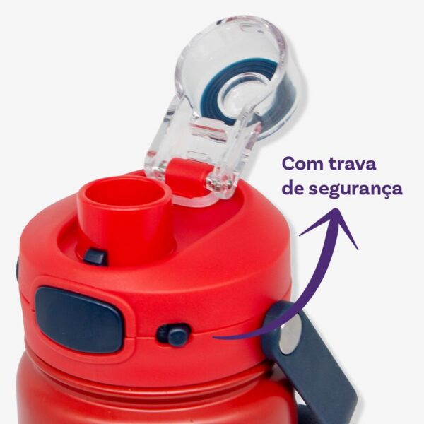 GARRAFA EXCALLIBUR CLICK 700ML HOGWARTS - Imagem 3