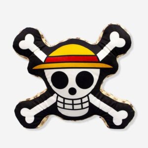 ALMOFADA FORMATO FIBRA LUFFY SKULL