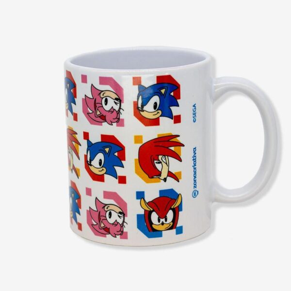 CANECA POP 350ML NEW GIFT SONIC AMIGOS FACES - Imagem 2