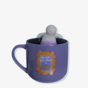CANECA 350ML C/INFUSOR P/ CHA FRIENDS