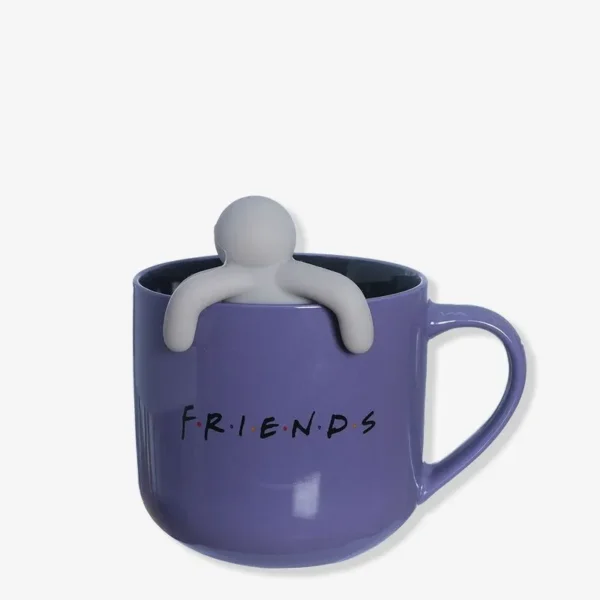 CANECA 350ML C/INFUSOR P/ CHA FRIENDS - Imagem 2