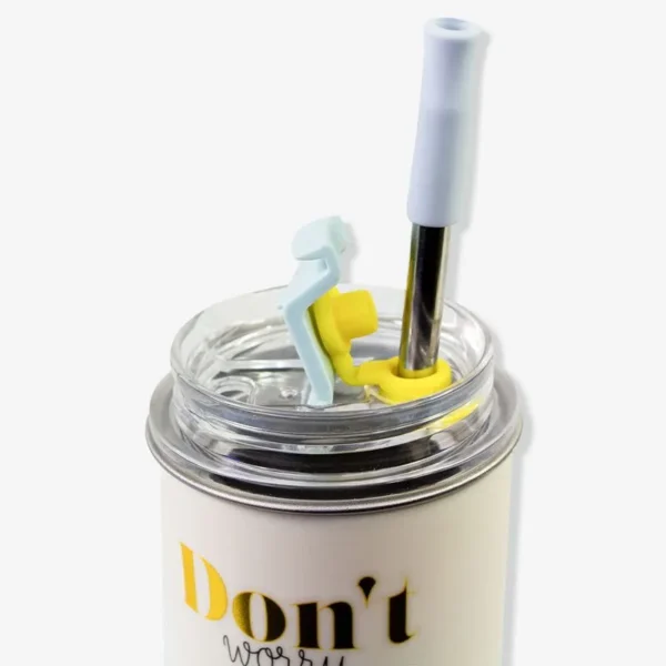 COPO NEO C/CANUDO 300ML ABELHINHA - Imagem 3