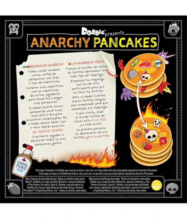 DOBBLE ANARCHY PANCAKES - Imagem 2