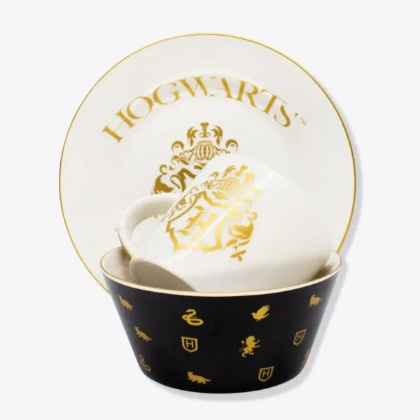 BREAKFAST SET HARRY POTTER GOLD