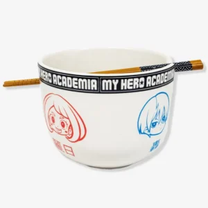 BOWL C/HASHI 500ML MY HERO ACADEMIA