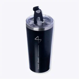 COPO VIAGEM THERMAL 500ML FOREVER CHEERS PRETO