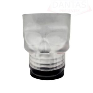 CANECA 500ML CAVEIRA SKULL MUG C/BASE PRETA