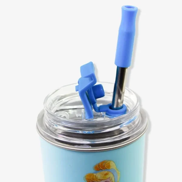 COPO NEO C/CANUDO 300ML CINDERELA - Imagem 3