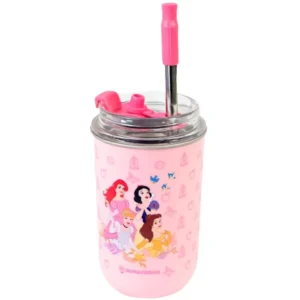 COPO NEO C/CANUDO 300ML PRINCESAS